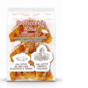 CROISSANT ZUCCHERATO PASTICCERIA ROSA 50 GR x 6PZ