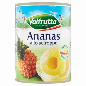 ANANAS SCIROPPATE VALFRUTTA 580 GR