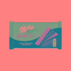 DARK CHOCO WAFER MILKA 92 GR