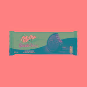 MILKA MERENDE CHOCO DARK WAFER X 6 MILKA 180 GR