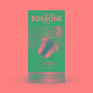 CAPS NESPRESSO ALLUMINIO DECISA BORBONE 5 GR x 30P