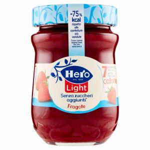LIGHT STRAWBERRY JAMS HERO 280 GR