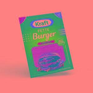 BURGER CHEDDAR FETTE KRAFT 125 GR